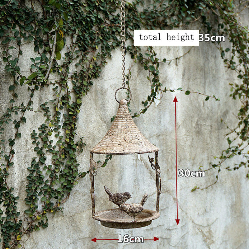 Hanging Balcony Garden Bird Feeder Dispenser