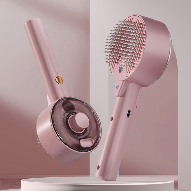 Self-Cleaning Pet Hair Remover Grooming Brush
