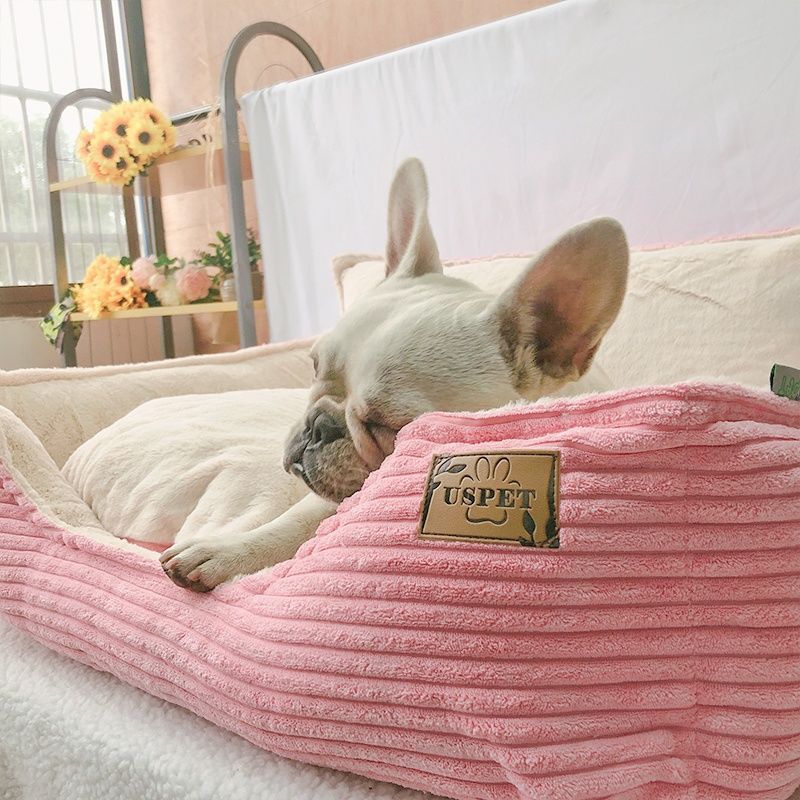 Removable Washable Plush Warm Pet Bed