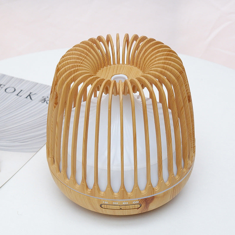 Wood Grain Aromatherapy Bird Cage Diffuser Machine
