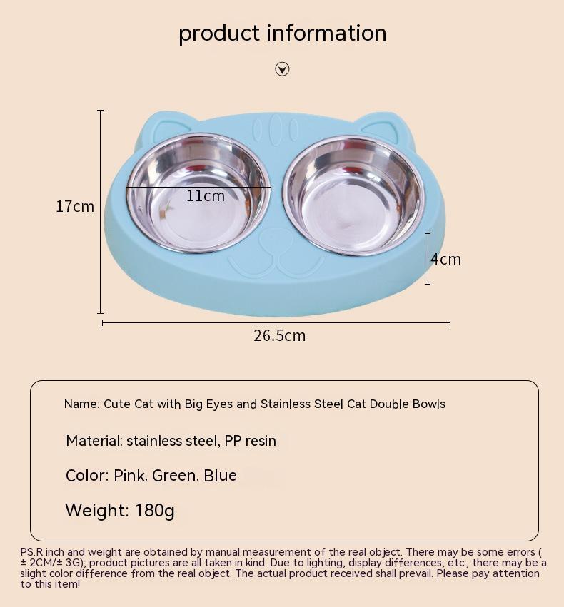 Pet Drinking and Feeding Bowl
