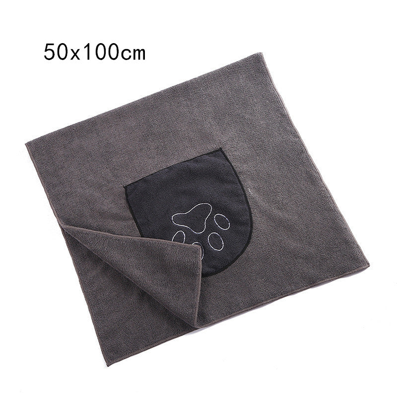 Absorbent Pet Bath Towel Quick-Drying
