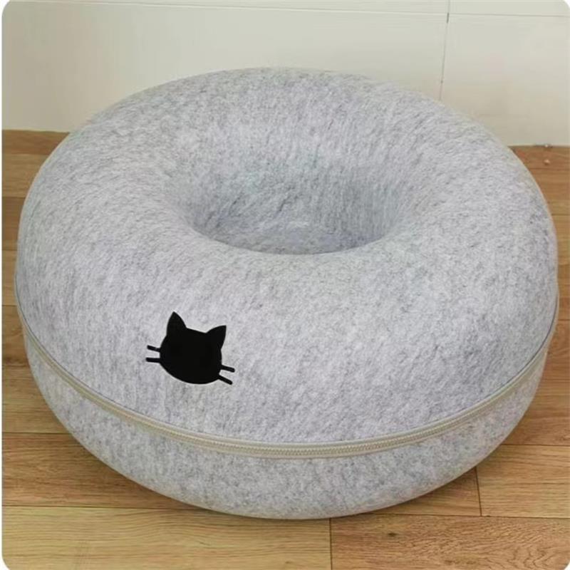 Comfortable Round Pet Bed Tunnel