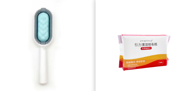 Dematting Pet Grooming Brush For Hair Removal