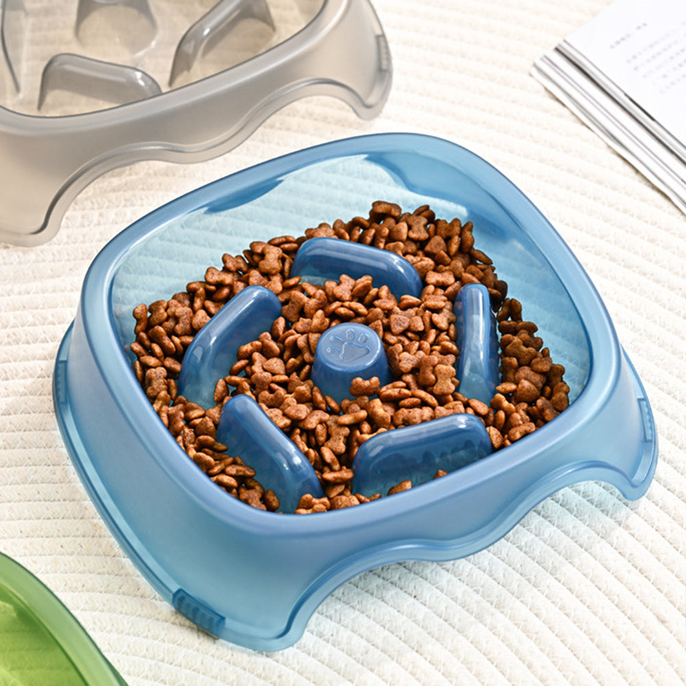 Pet Slow Feeding Anti Choking Water And Food Bowl