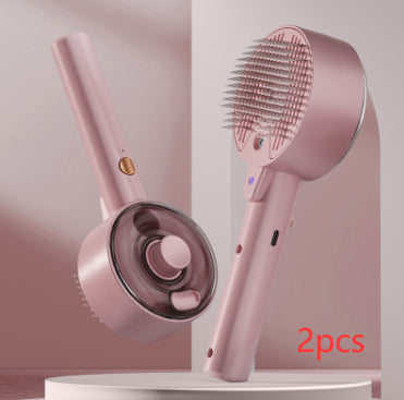 Self-Cleaning Pet Hair Remover Grooming Brush