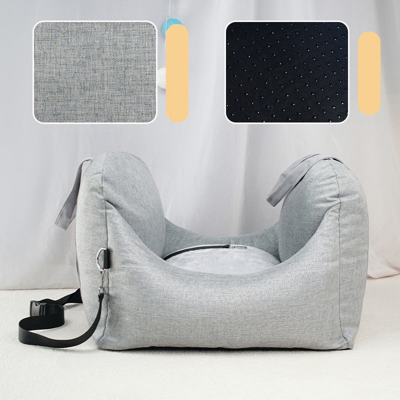 Detachable Washable Four-Season Pet Car Seat Carrier