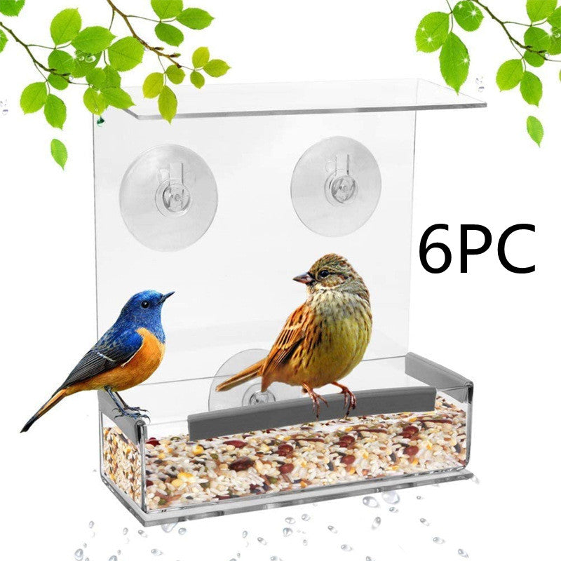 Acrylic Outdoor Pet Bird Cage Feeder For Hummingbirds