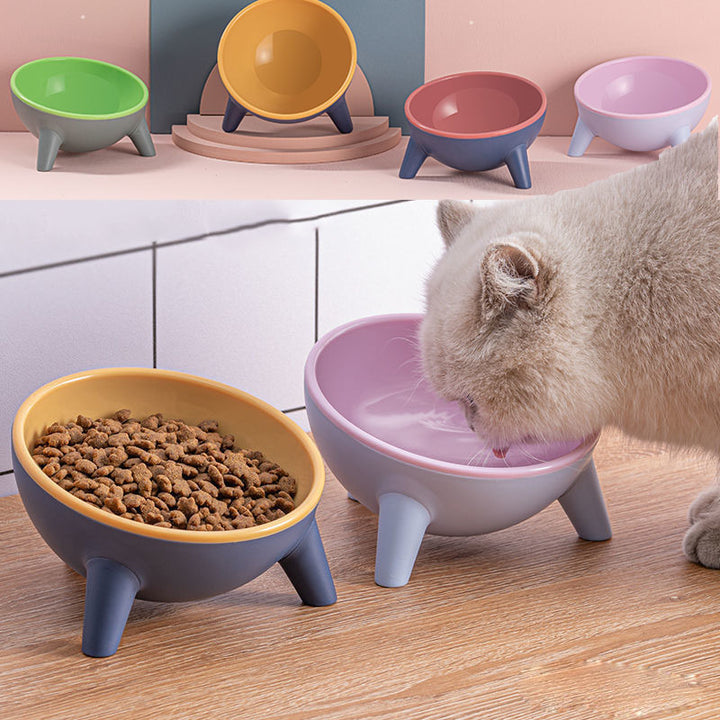 Nordic Color Pet Feeding Bowl With Stand