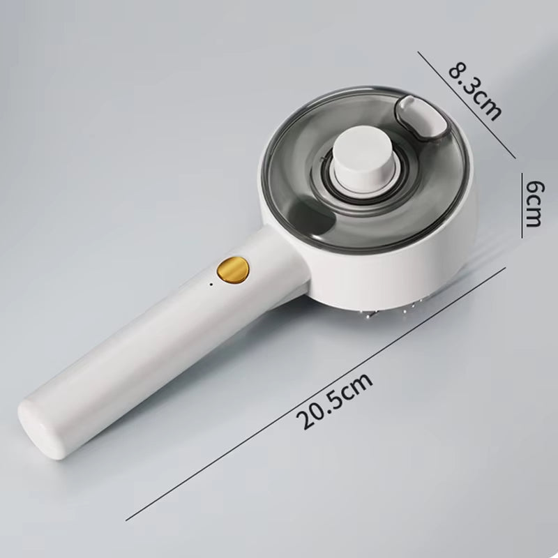 3-in-1 Electric Steam Pet Grooming Brush And Massager