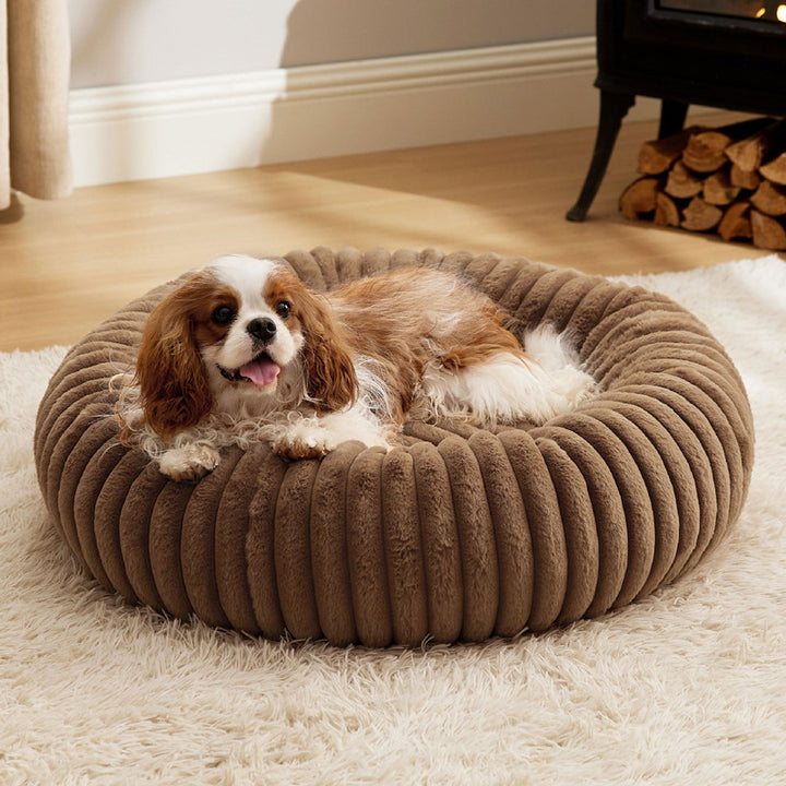 High-Grammage Plush Pet Bed Round Warm Mat
