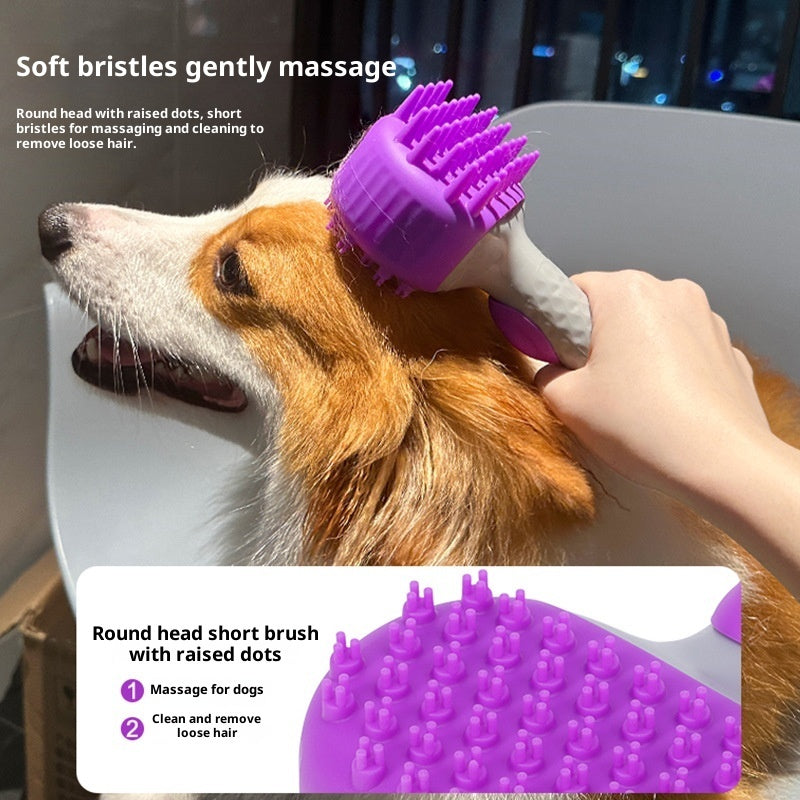 Pet Bath Brush Hair Cleaning And Grooming Tool