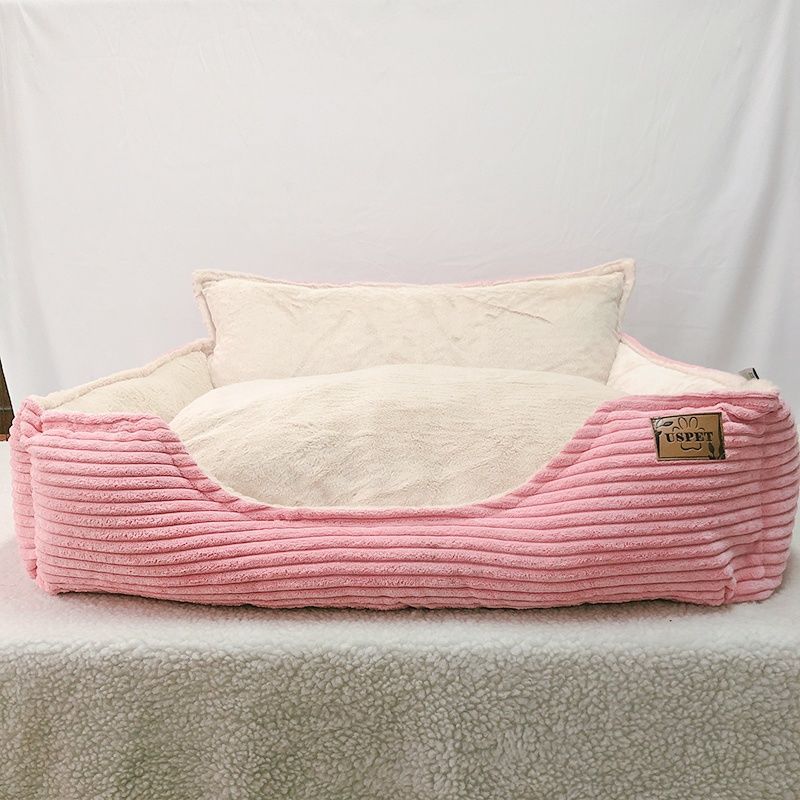 Removable Washable Plush Warm Pet Bed