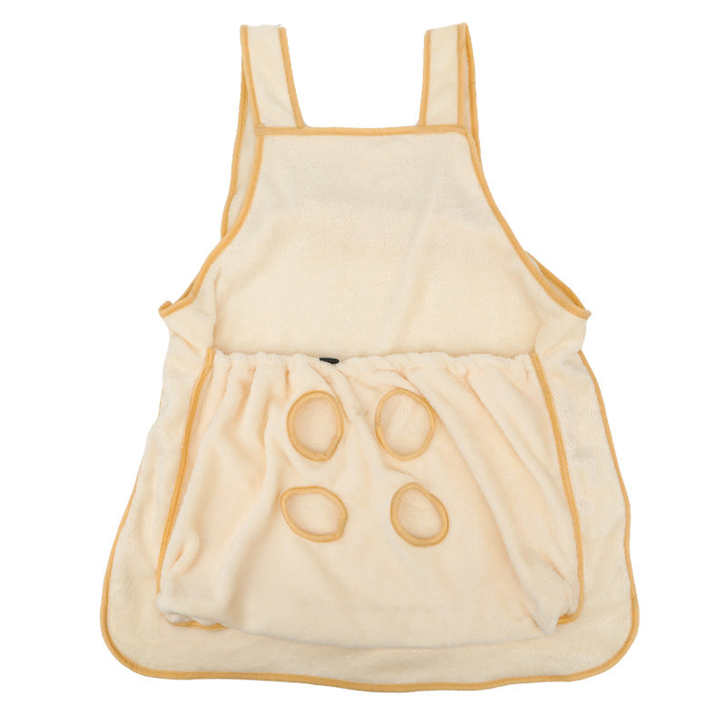 Outdoor Pet Carrier Apron Plush Chest Bag For Travel