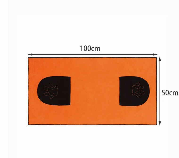 Absorbent Pet Bath Towel Quick-Drying