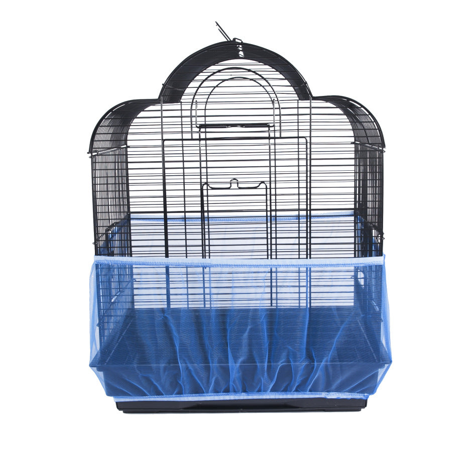 Dust Proof Mesh Pet Bird Cage Cover Protector