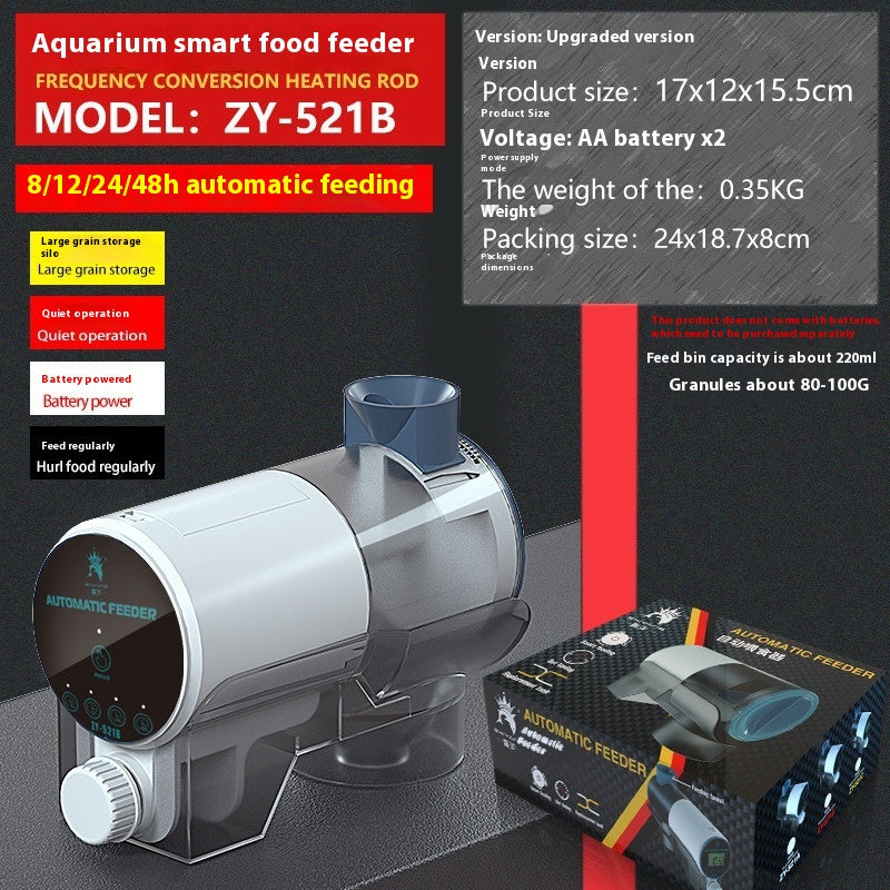 Timed Particle Pet Tank Feeder Automatic Dispenser