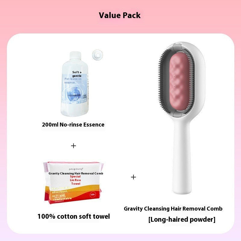 Dematting Pet Grooming Brush For Hair Removal