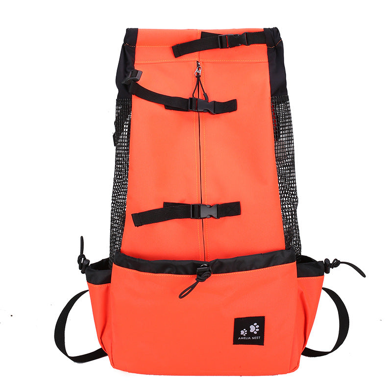 Portable Double-Shoulder Pet Carrier Backpack For Travel