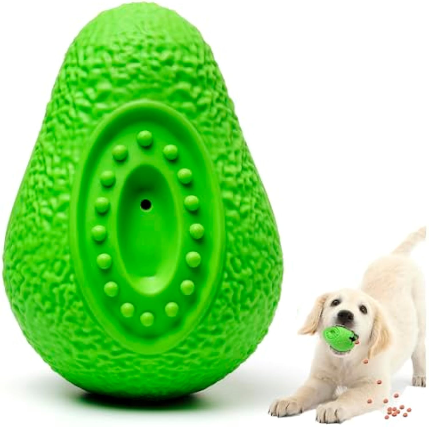 Indestructible Chew Toy Durable Rubber Pet Teething Toy