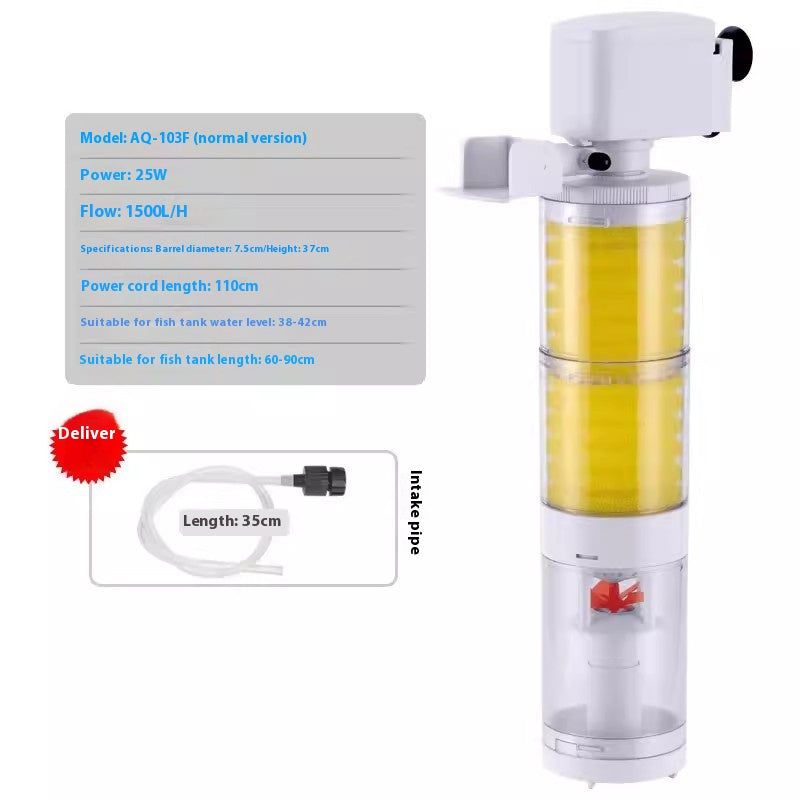 Built-In Filter Three In One Pet Tank Waste System