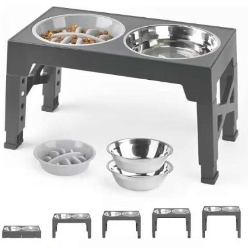 Anti-Tumble Pet Feeding Bowl With Neck Protection