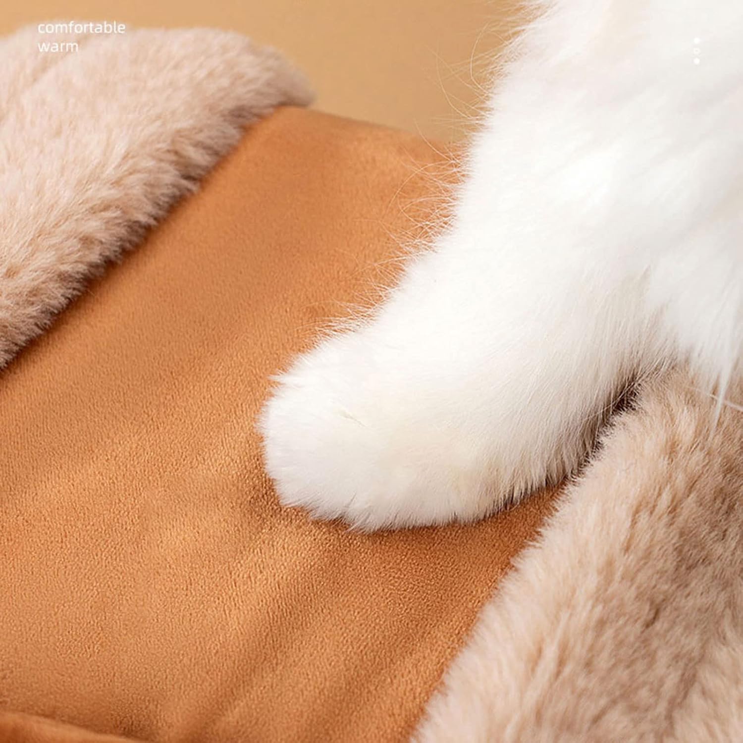 Pet Travel Backpack Carrier Bag With Plush Hand Warmers