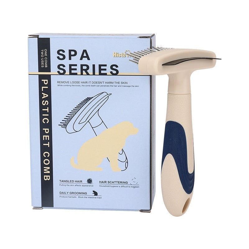 Pet Hair Removal And Detangling Grooming Brush