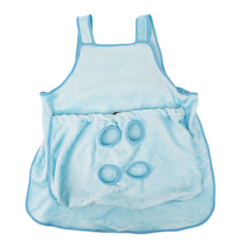 Outdoor Pet Carrier Apron Plush Chest Bag For Travel