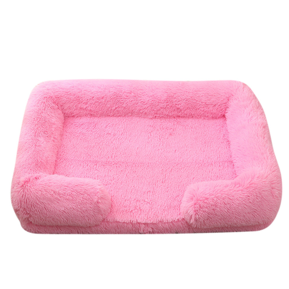 Plush Round Pet Bed House