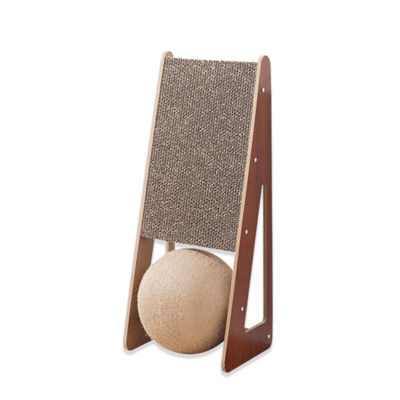 Pet Corrugated Paper Scratching Board Interactive Chew Toy