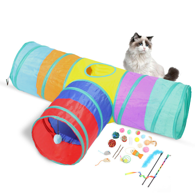 Foldable Tunnel Pet Climbing Toy