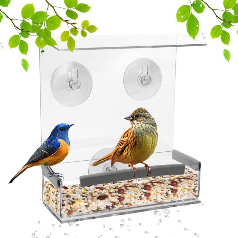 Acrylic Outdoor Pet Bird Cage Feeder For Hummingbirds