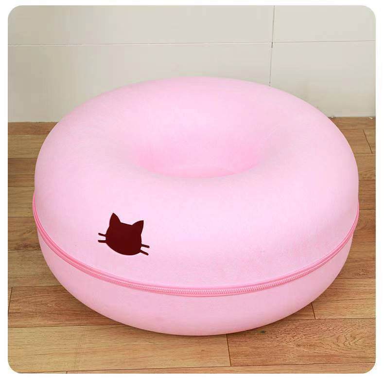 Comfortable Round Pet Bed Tunnel