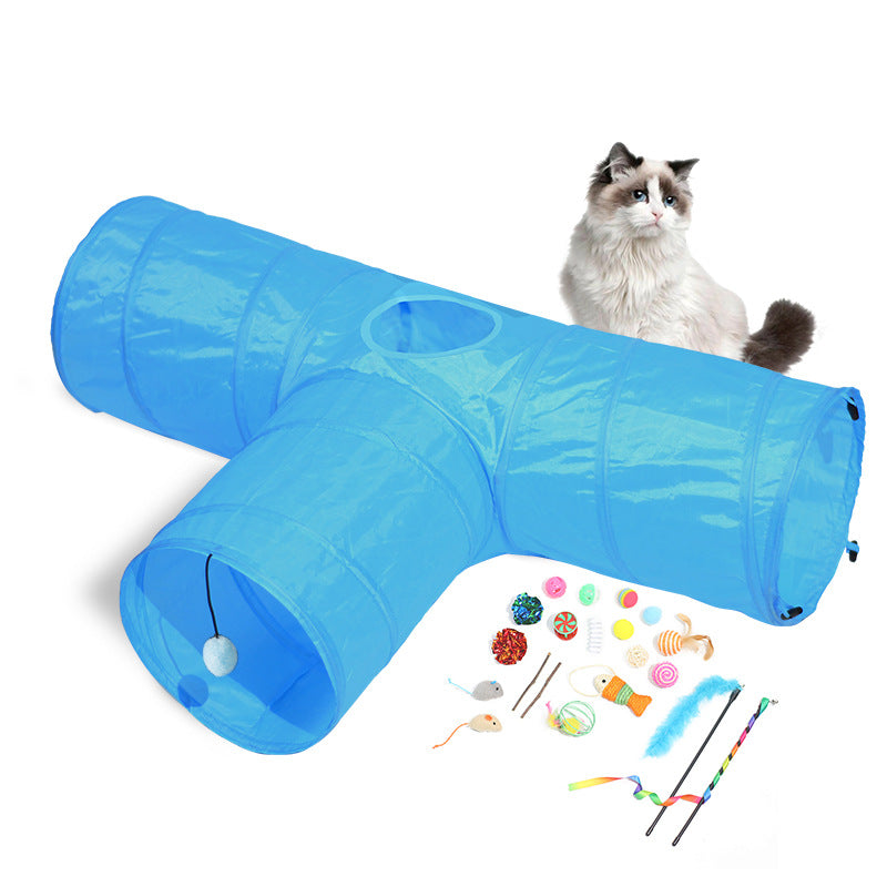 Foldable Tunnel Pet Climbing Toy