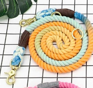 Multi-Color Cotton Pet Long Durable Leash