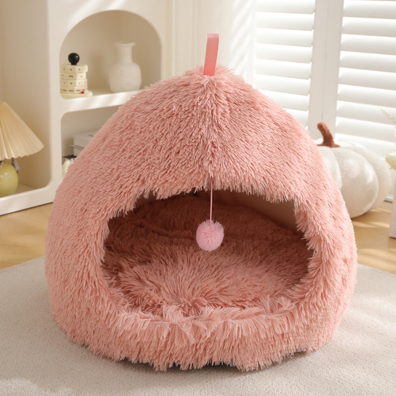Plush Warm Winter Pet Bed Nest