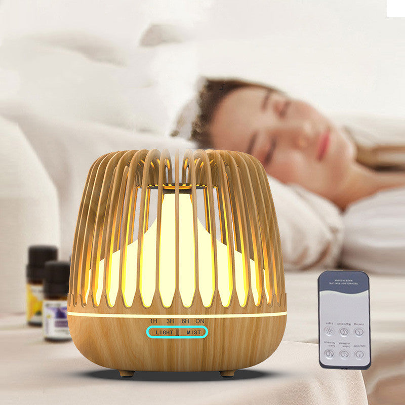 Wood Grain Aromatherapy Bird Cage Diffuser Machine