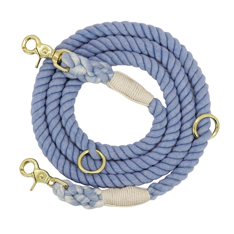 Multi-Color Cotton Pet Long Durable Leash