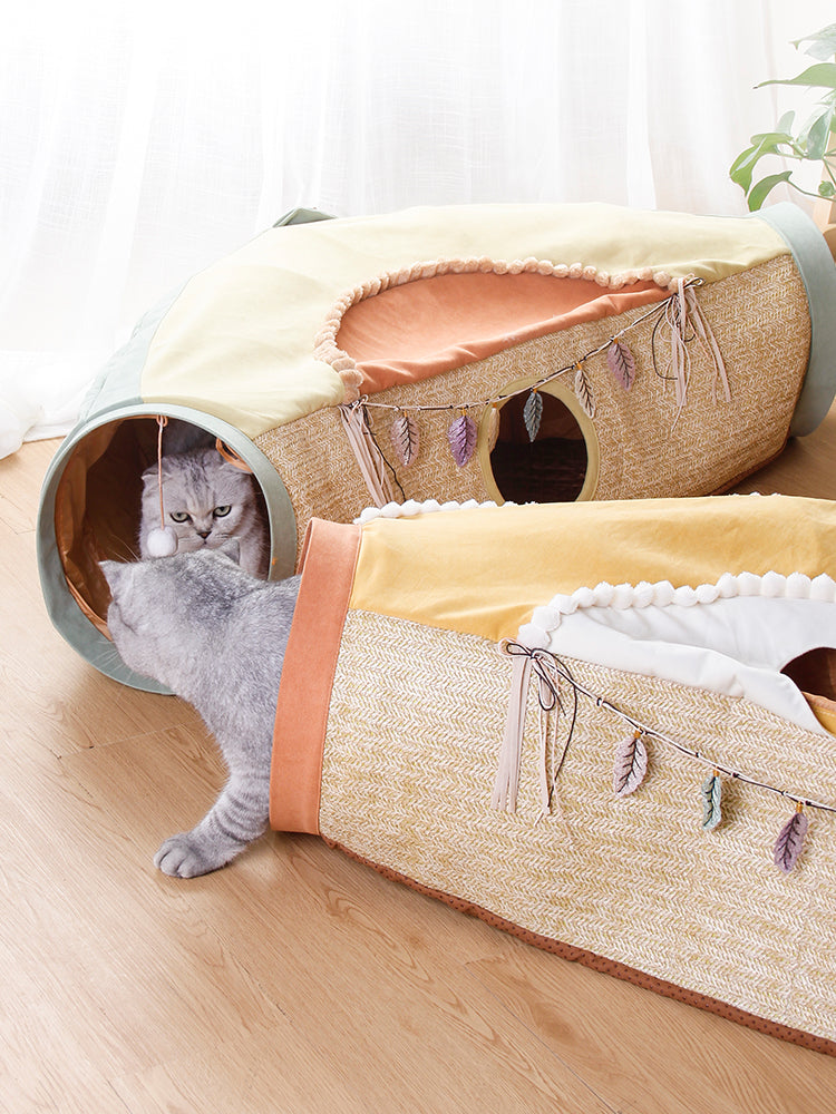 Pet Litter Roll Net Toy With Drilling Hole