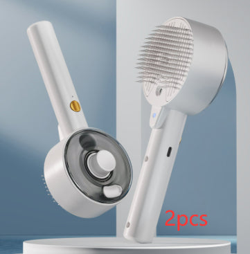 Self-Cleaning Pet Hair Remover Grooming Brush