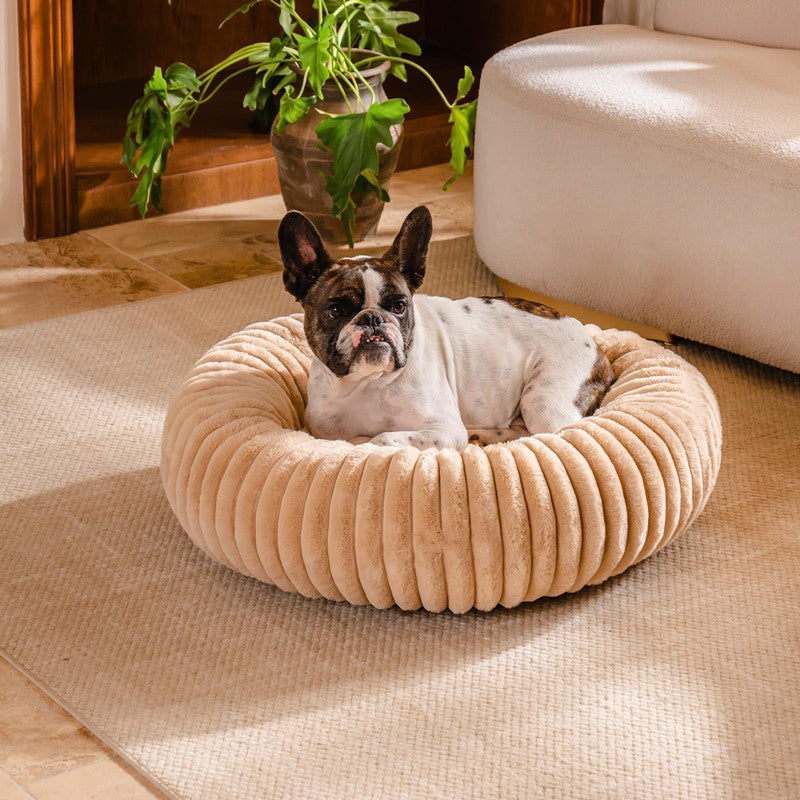 High-Grammage Plush Pet Bed Round Warm Mat