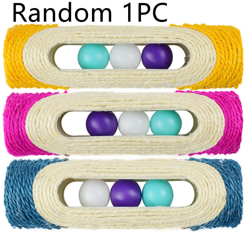Long Sisal Drum Pet Toys Set Of Three