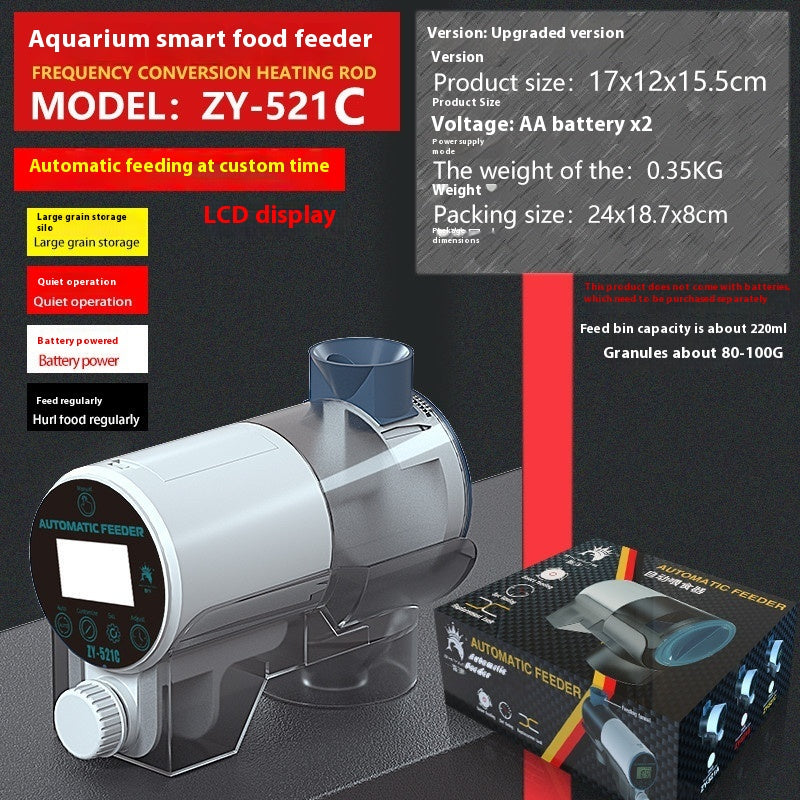 Timed Particle Pet Tank Feeder Automatic Dispenser