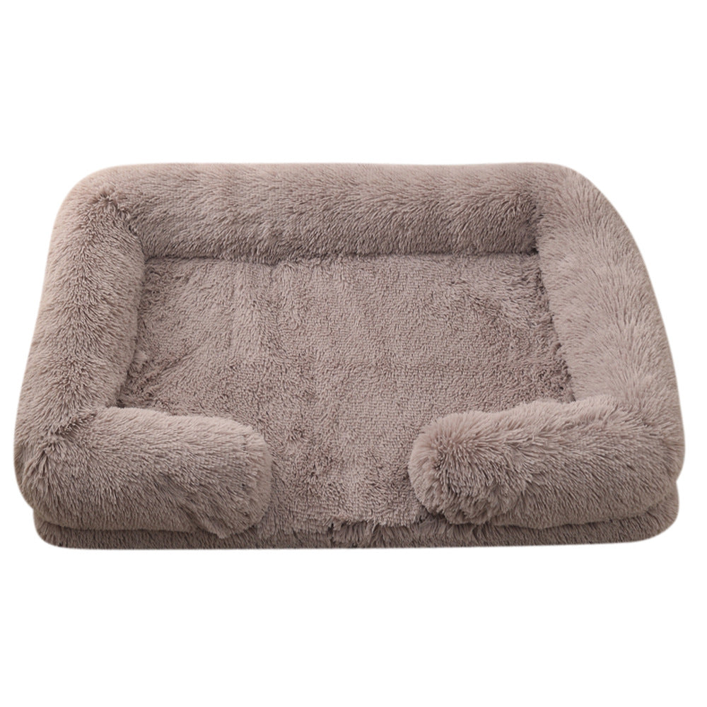Plush Round Pet Bed House