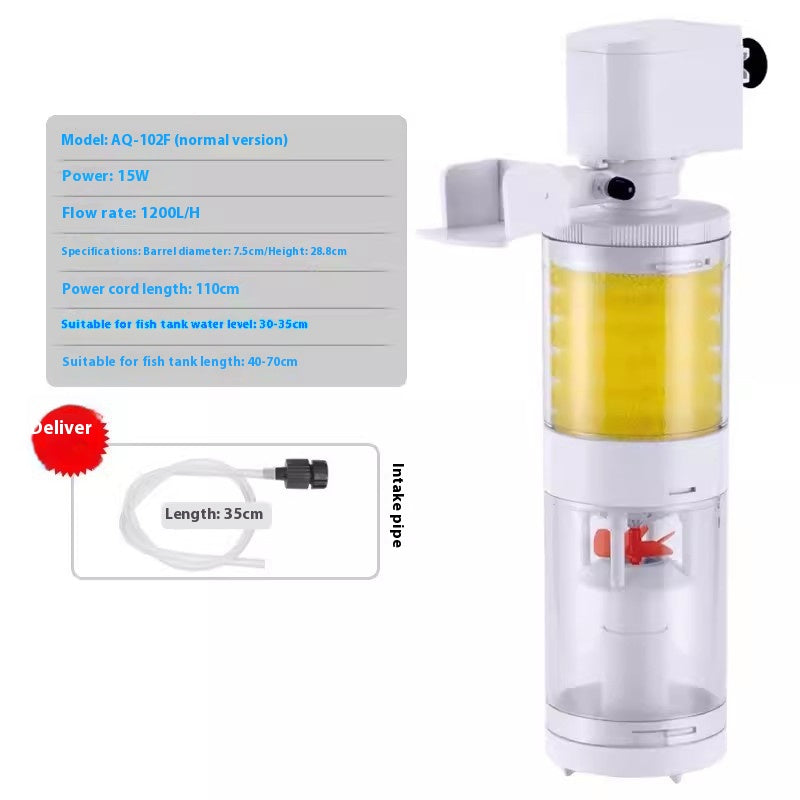Built-In Filter Three In One Pet Tank Waste System