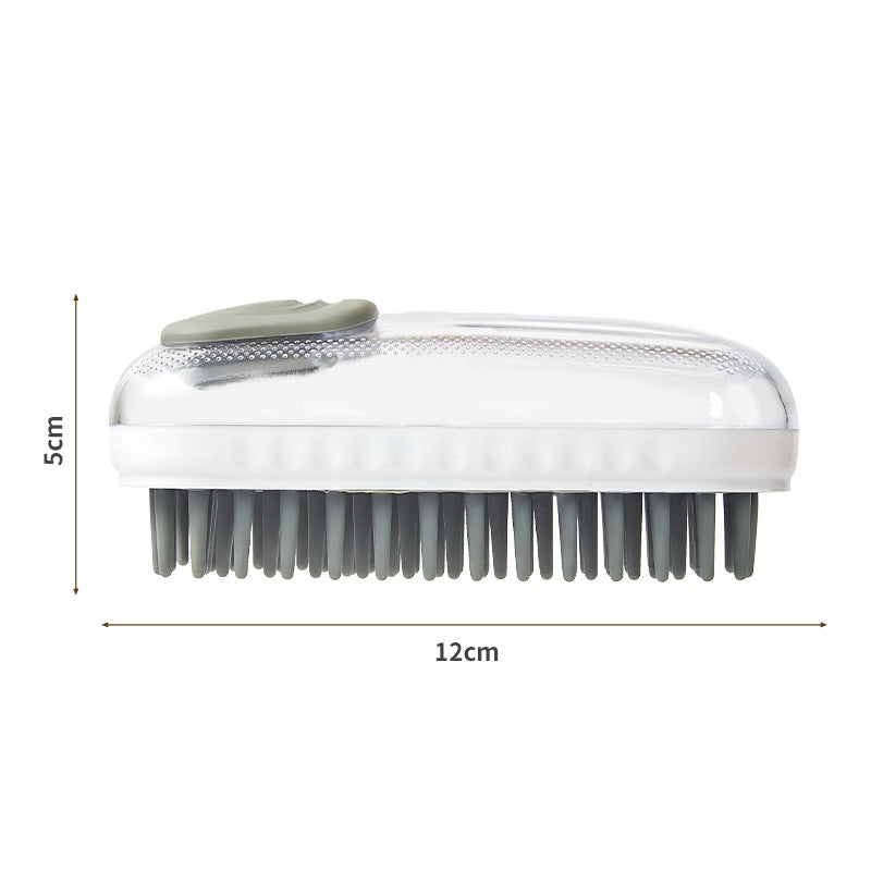 Silicone Pet Bath Massage Brush Foam Cleaner