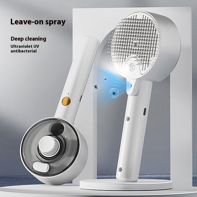 Self-Cleaning Pet Hair Remover Grooming Brush