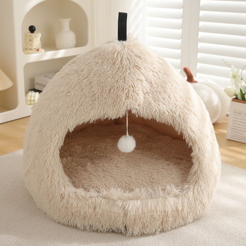 Plush Warm Winter Pet Bed Nest