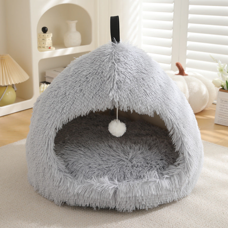 Plush Warm Winter Pet Bed Nest